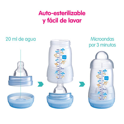 Mamadera Ultivent 260 Ml Rosada