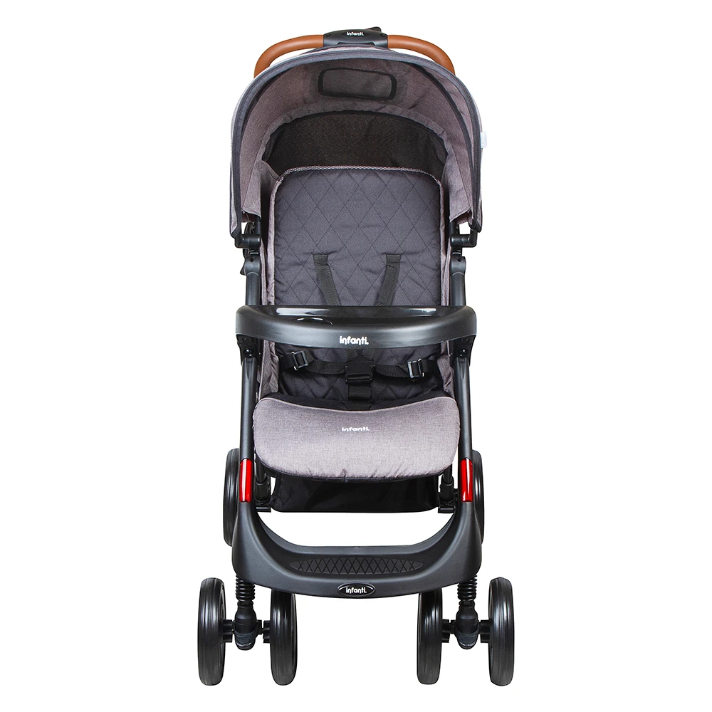 Coche Travel System Pompeya gris