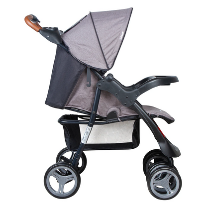 Coche Travel System Pompeya gris