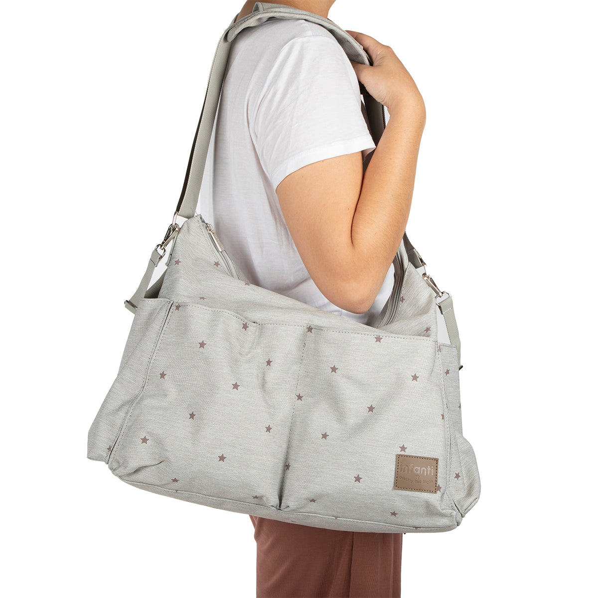 Bolso Tote Capri Estrellas para Mamás y Bebés