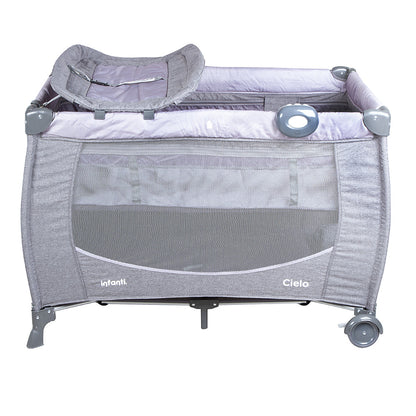 Cuna Playard Cielo Gris