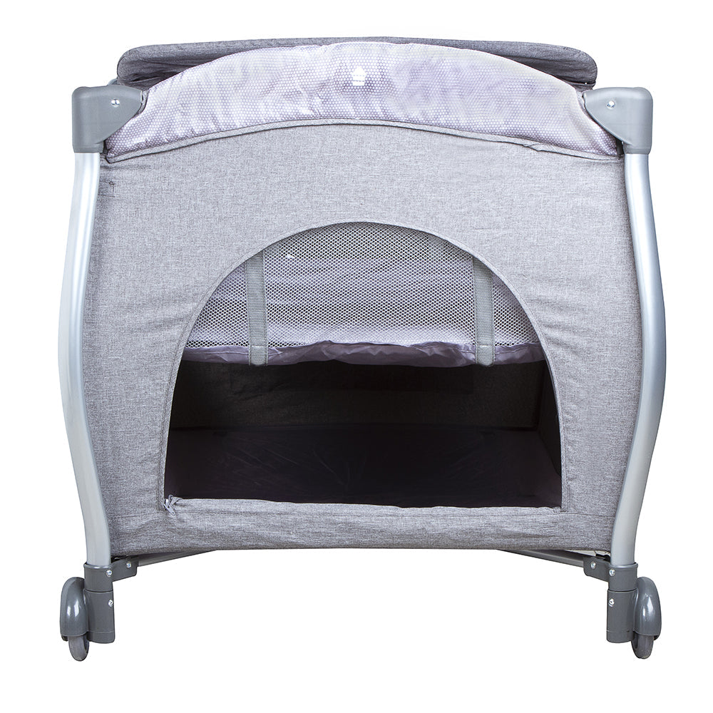 Cuna Playard Cielo Gris