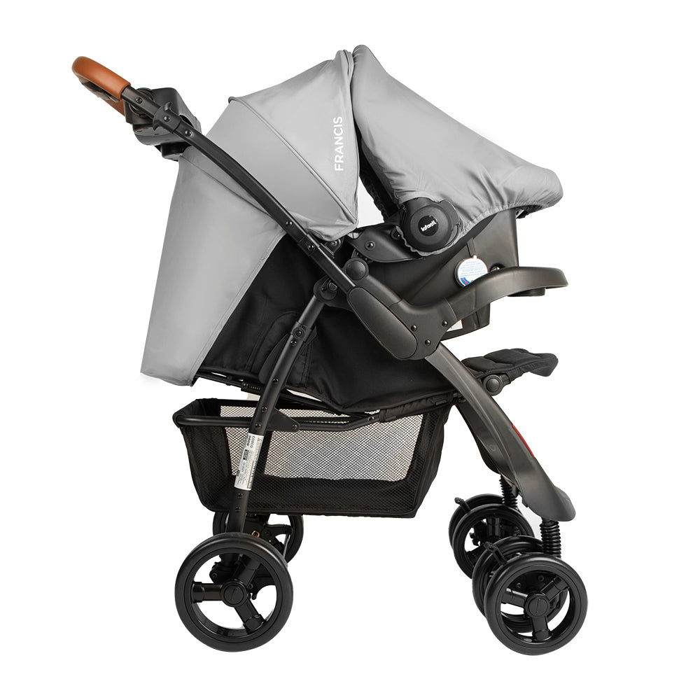 coche Travel System Francis gris