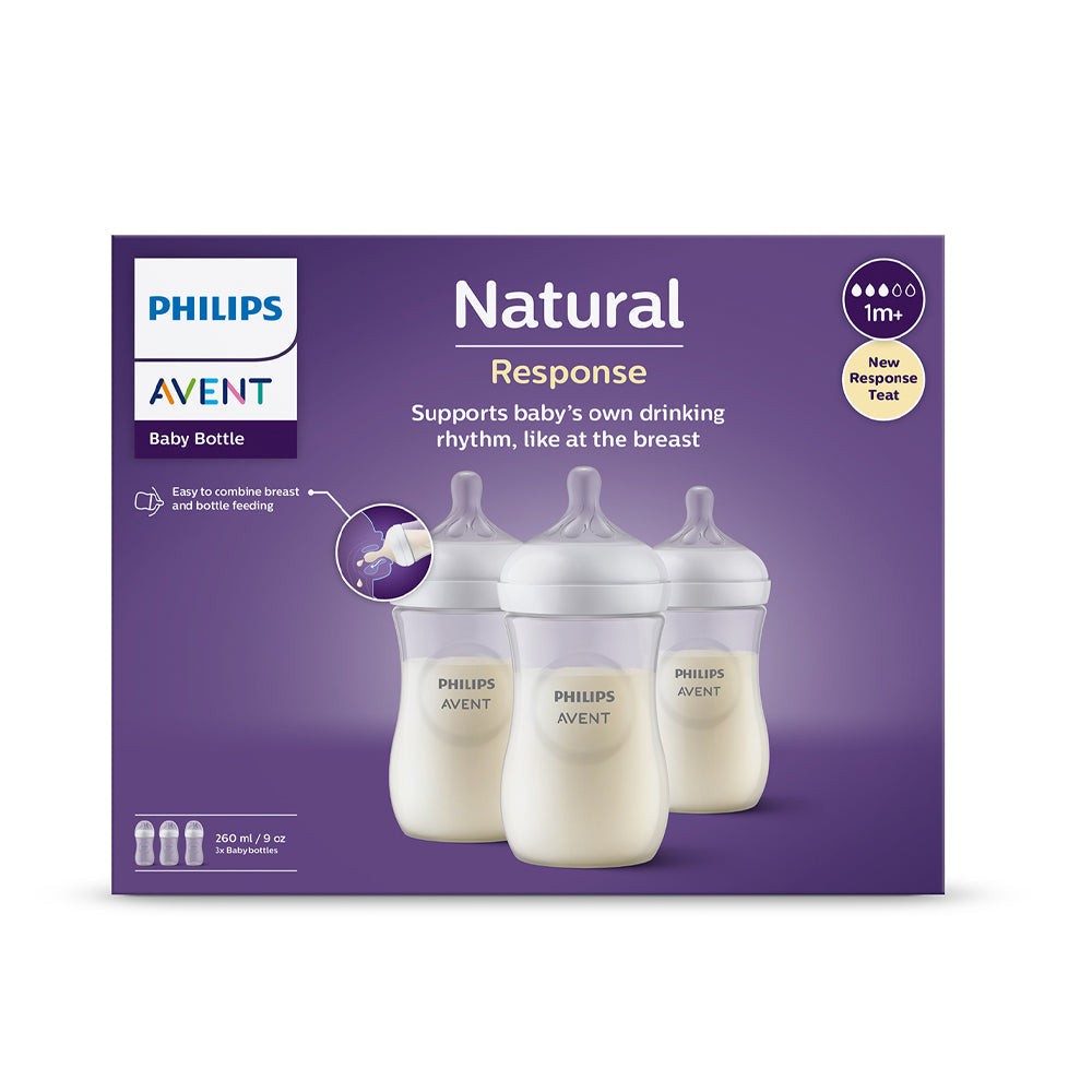 Set 3 Mamaderas Natural 3.0 260 Ml