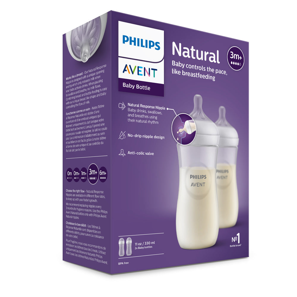 Set 2 Mamaderas Natural 3.0.  330Ml