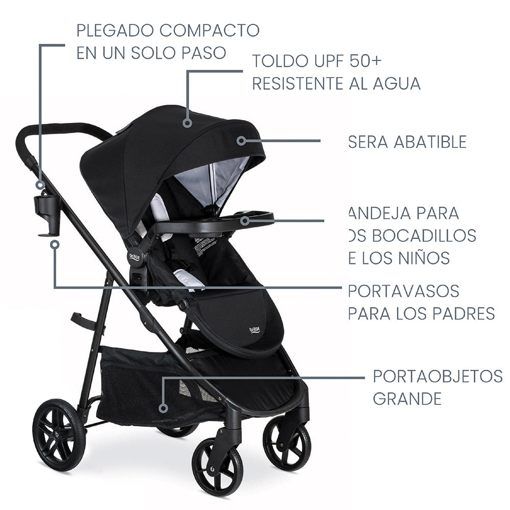 Coches Travel System Brook-Willow Onix Glacier