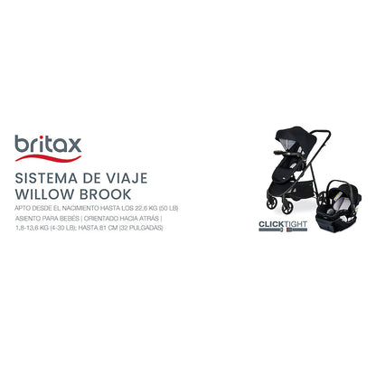 Coche Travel System Brook-Willow Onix Glacier Britax