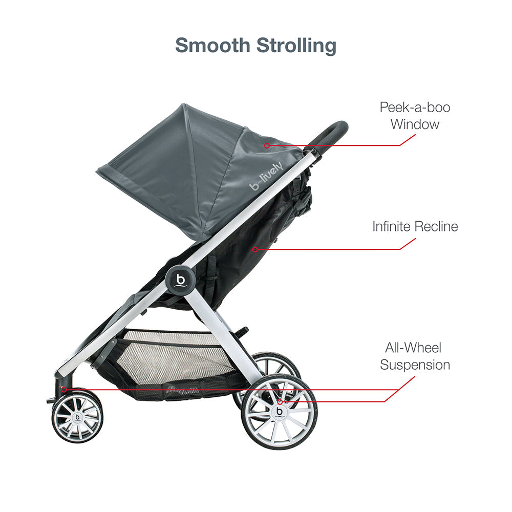 Coche travel system blively/bsafe gen2flexfit fog