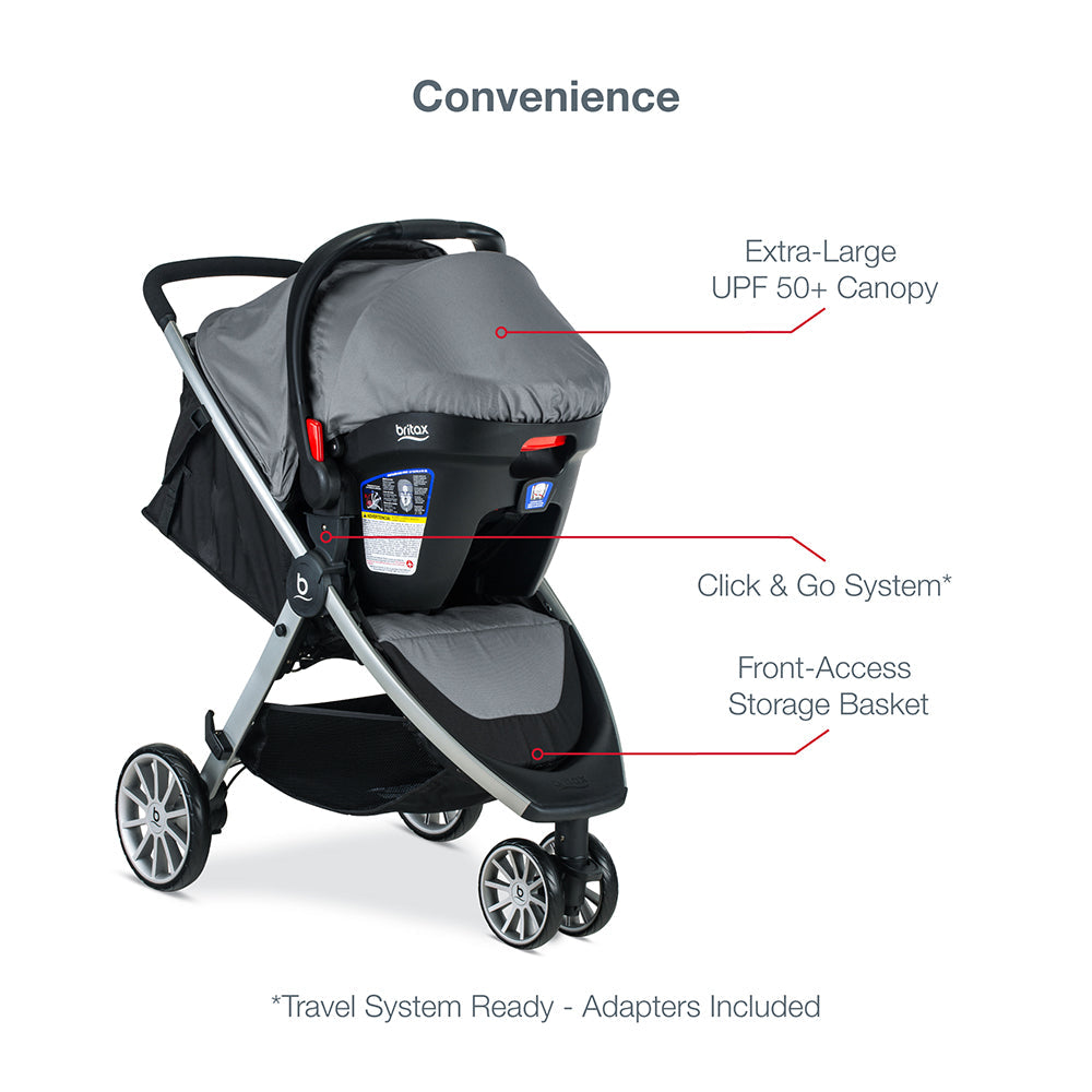 Coche travel system blively/bsafe gen2flexfit fog