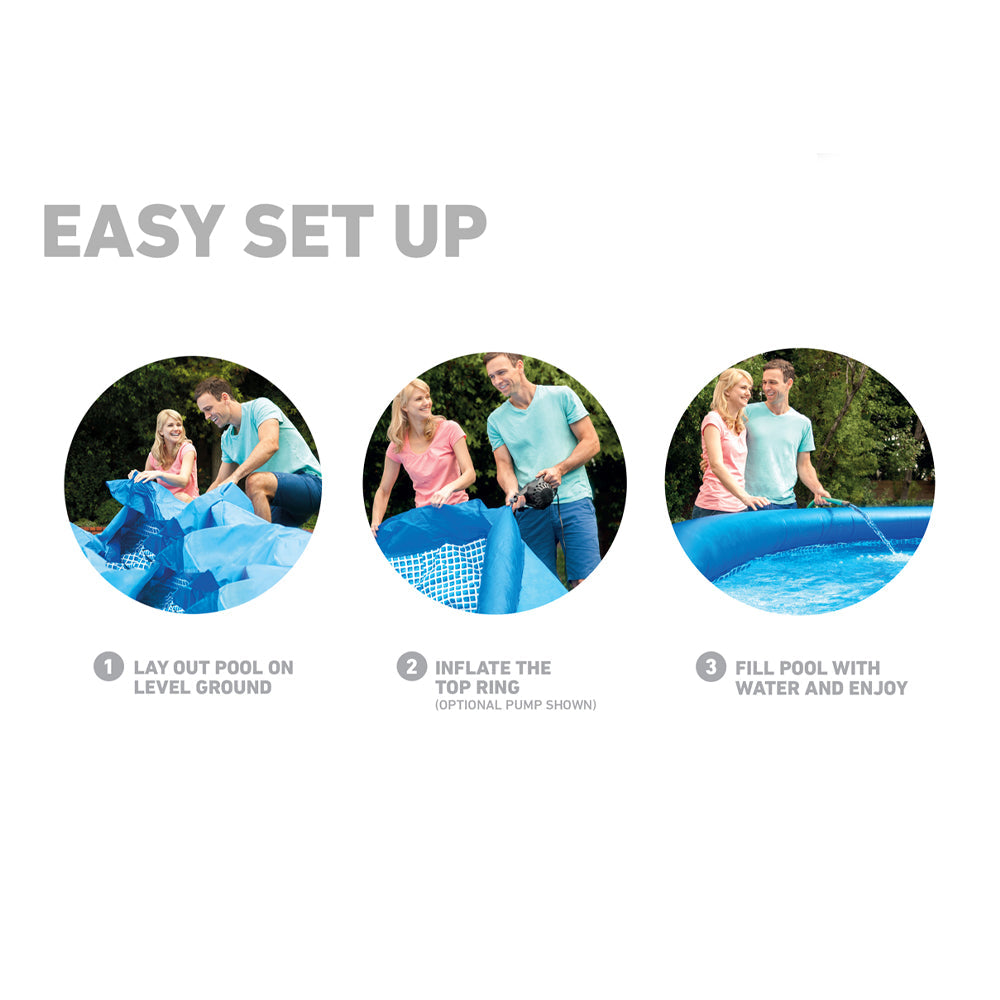 Piscina easy set 396 x 84 cm