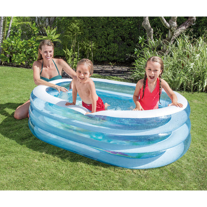 Piscina inflable ballena ovalada