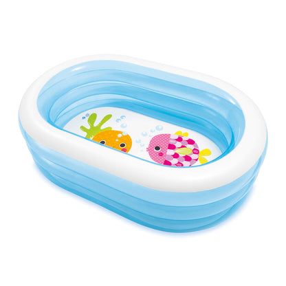 Piscina inflable ballena ovalada