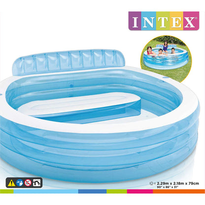 Piscina familiar wishing swim center 224 x 216x 76 cm