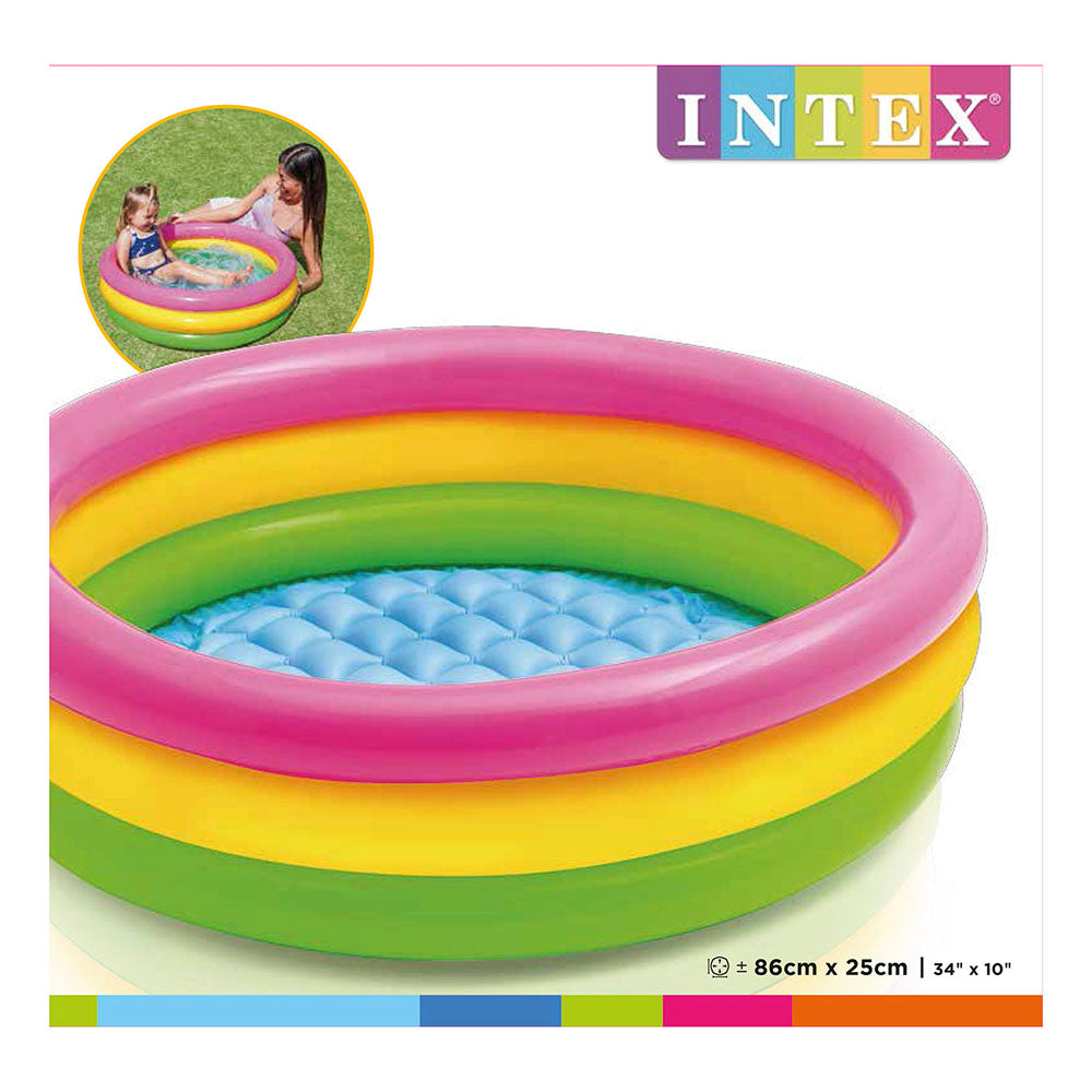 Piscina para bebe sunset glow 86 x 25 cm