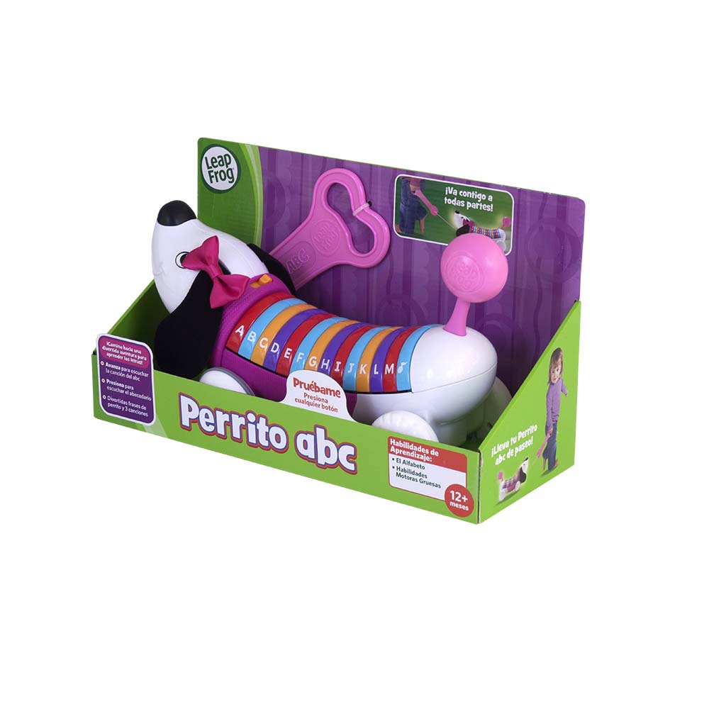 Perrito ABC rosado