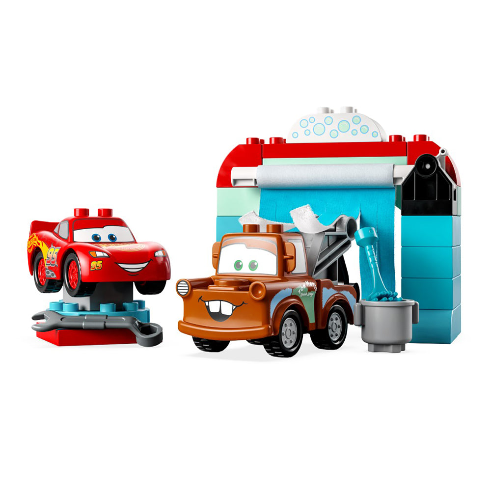 Lego Lightning Mcqueen & Mater'S Car Wash Fun