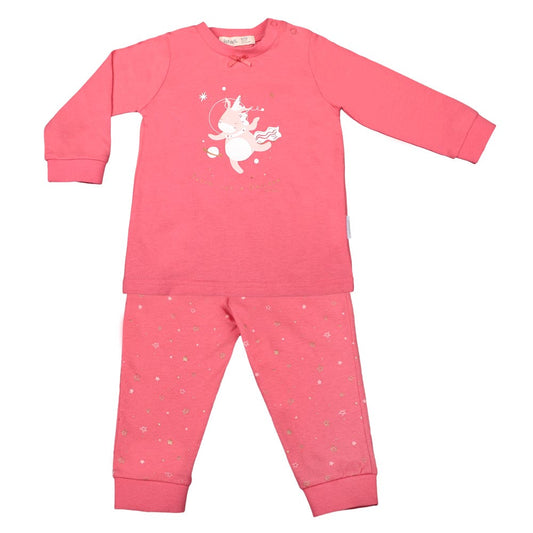 Pijama 2 Piezas Unicornio Jersey Niña